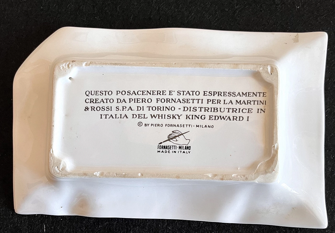 Tin tray by Piero Fornasetti for Martini & Rossi, 1960s 6
