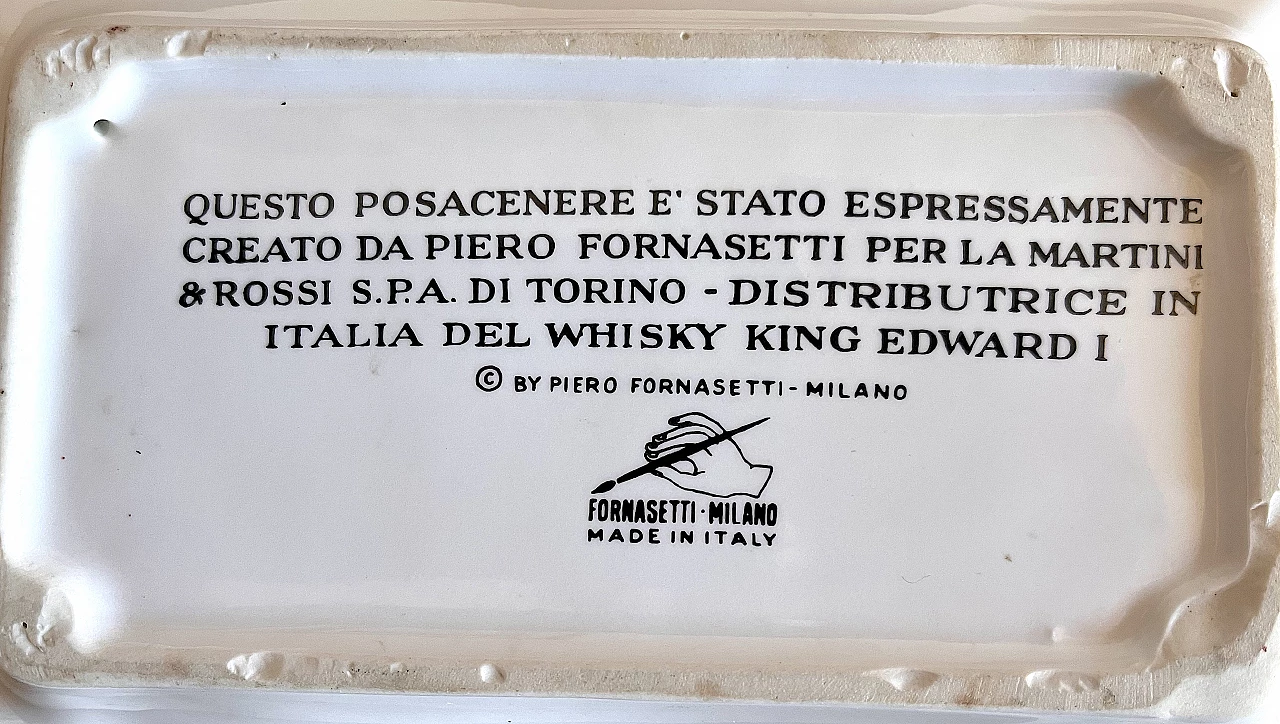 Tin tray by Piero Fornasetti for Martini & Rossi, 1960s 7