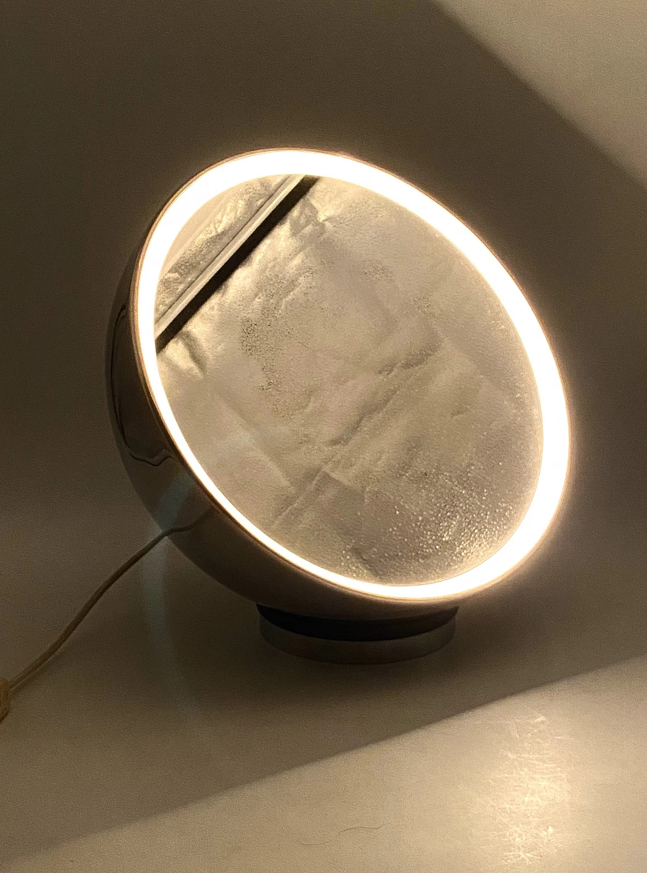 Lampada da tavolo sferica a specchio, anni '70 17