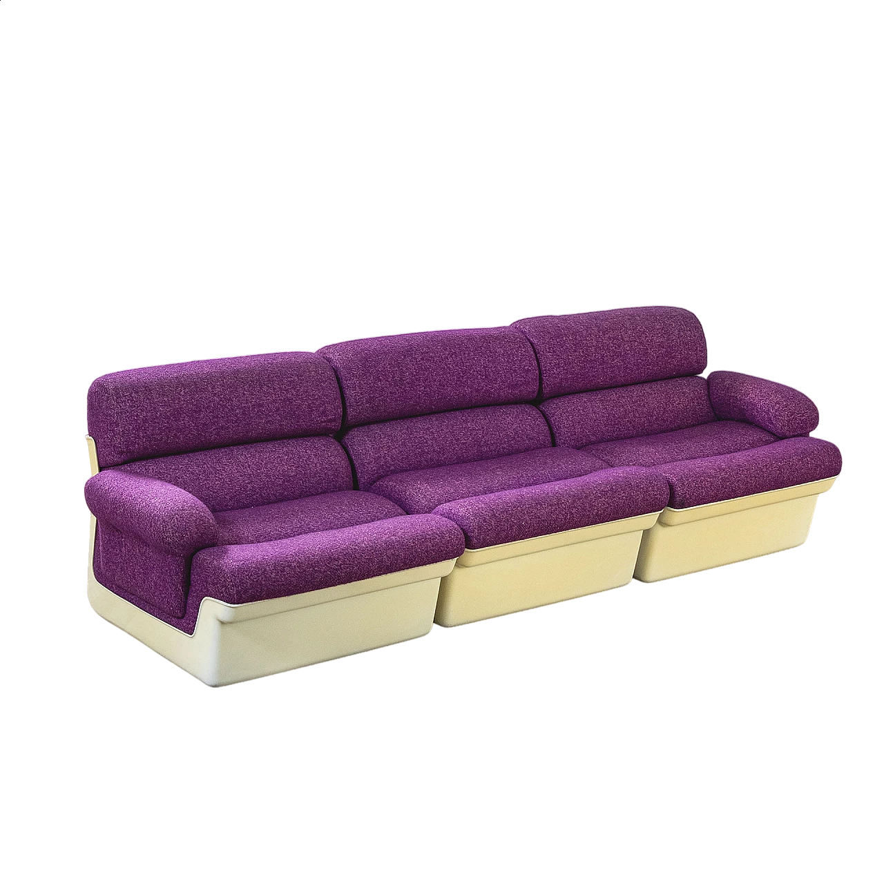 Modular sofa attributed to Guarnacci, Padovano and Vagnoni for 1P, 1970s 10