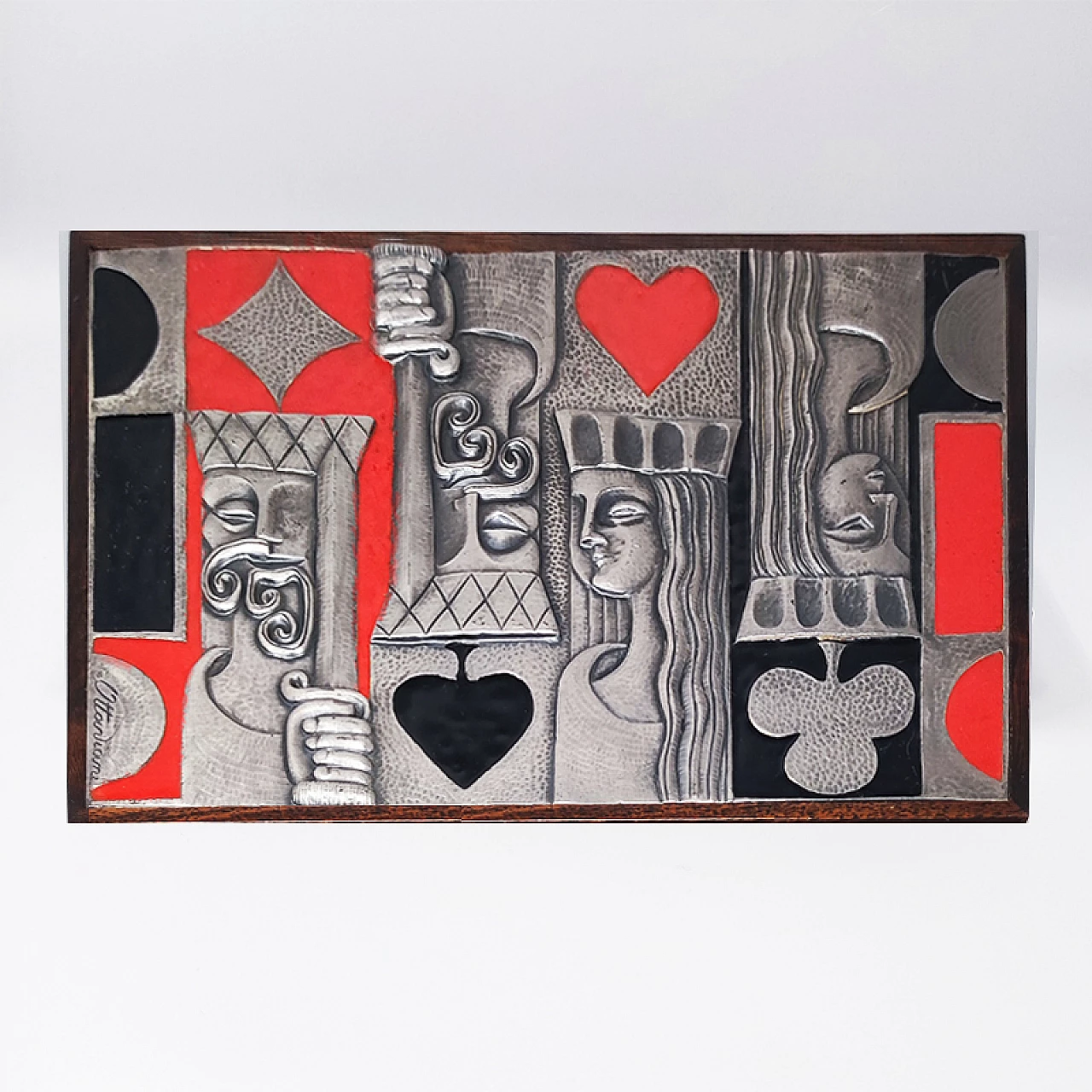 Playing card box by Ottaviani, 1960s 8