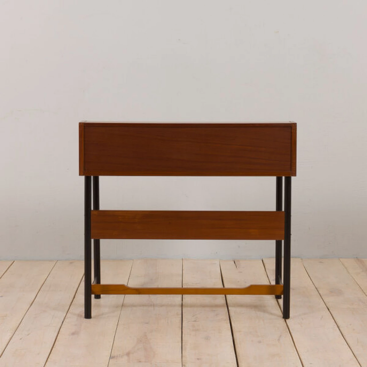 Teak desk with concealed dressing table, 1970s 10