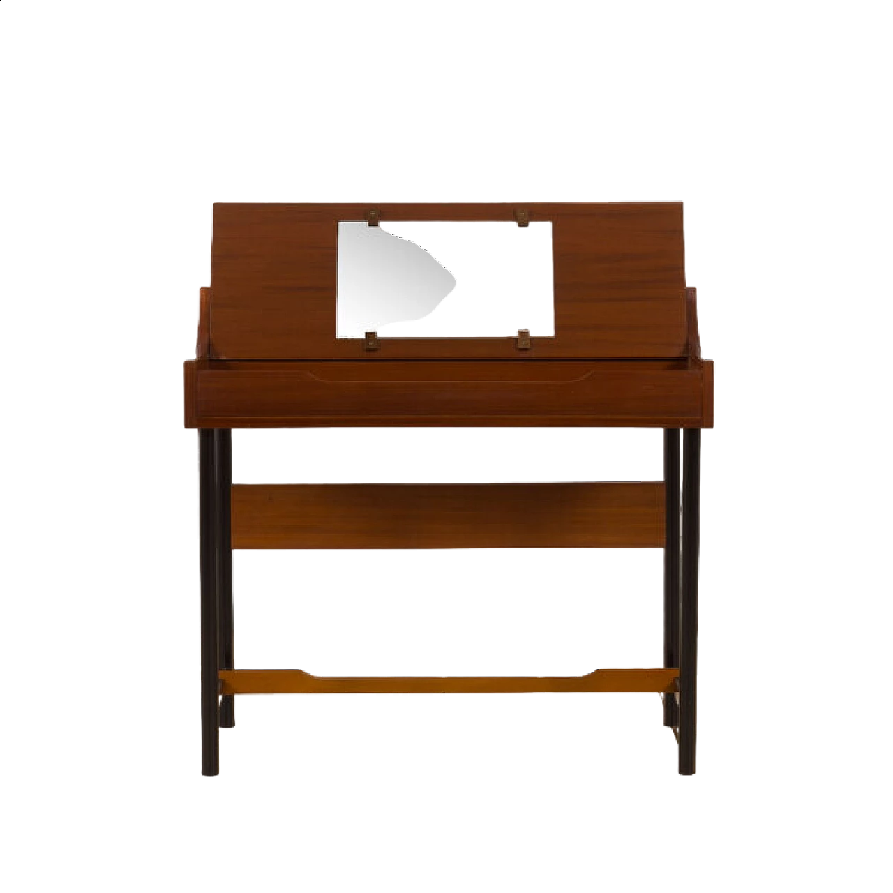 Teak desk with concealed dressing table, 1970s 20