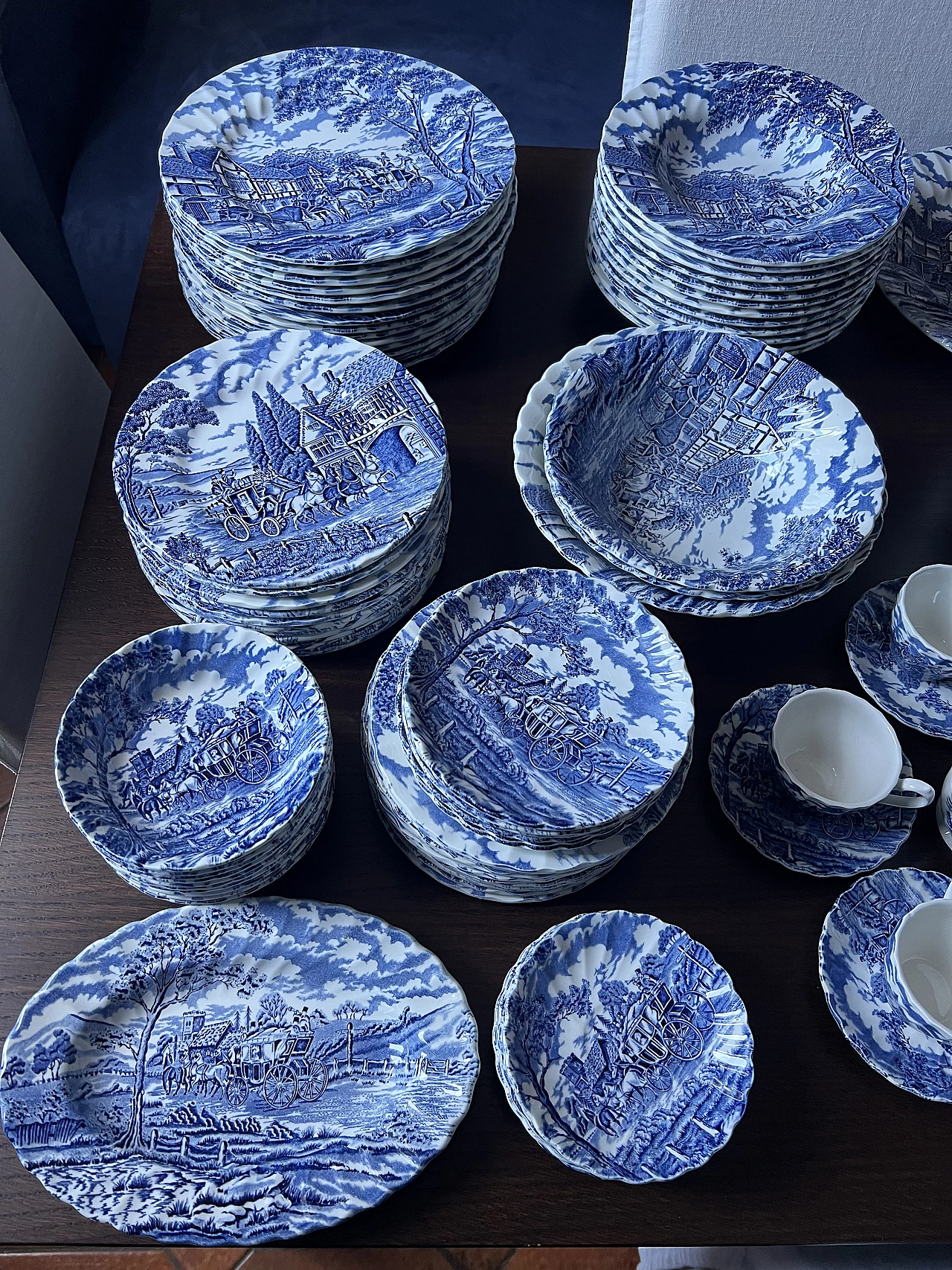 Servizio da tavola in porcellana di Myott Royal Mail, anni '70 6