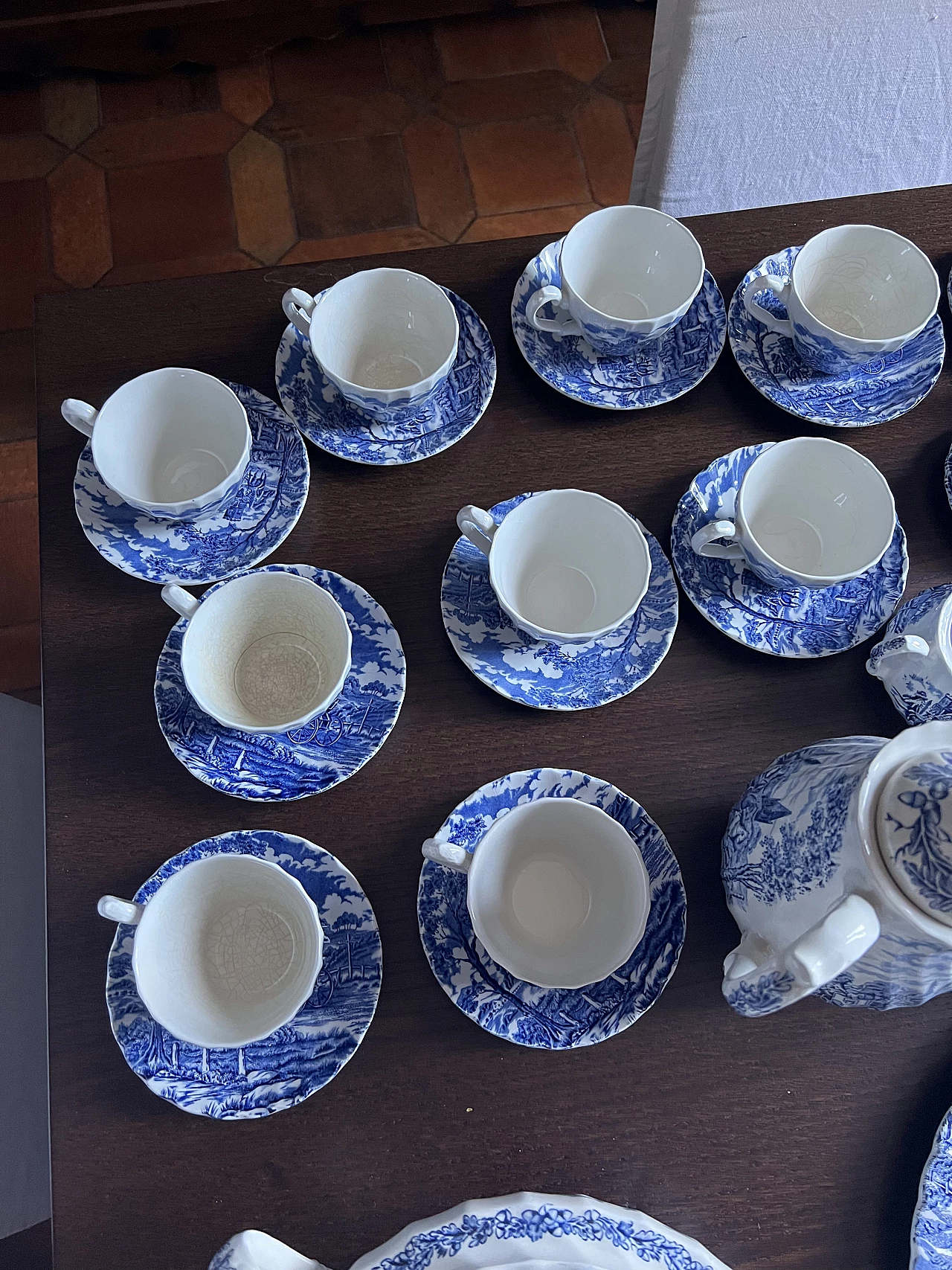 Servizio da tavola in porcellana di Myott Royal Mail, anni '70 11