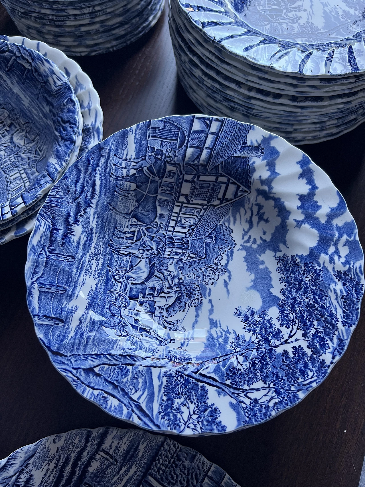 Servizio da tavola in porcellana di Myott Royal Mail, anni '70 13