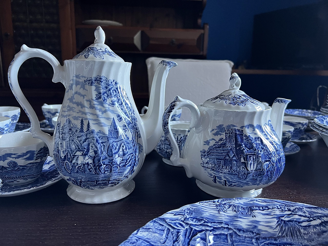 Servizio da tavola in porcellana di Myott Royal Mail, anni '70 17