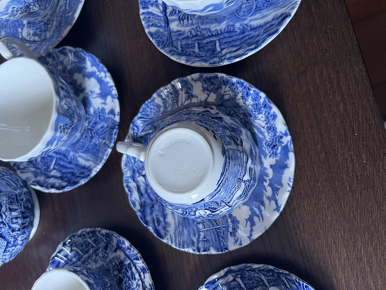 Servizio da tavola in porcellana di Myott Royal Mail, anni '70 19