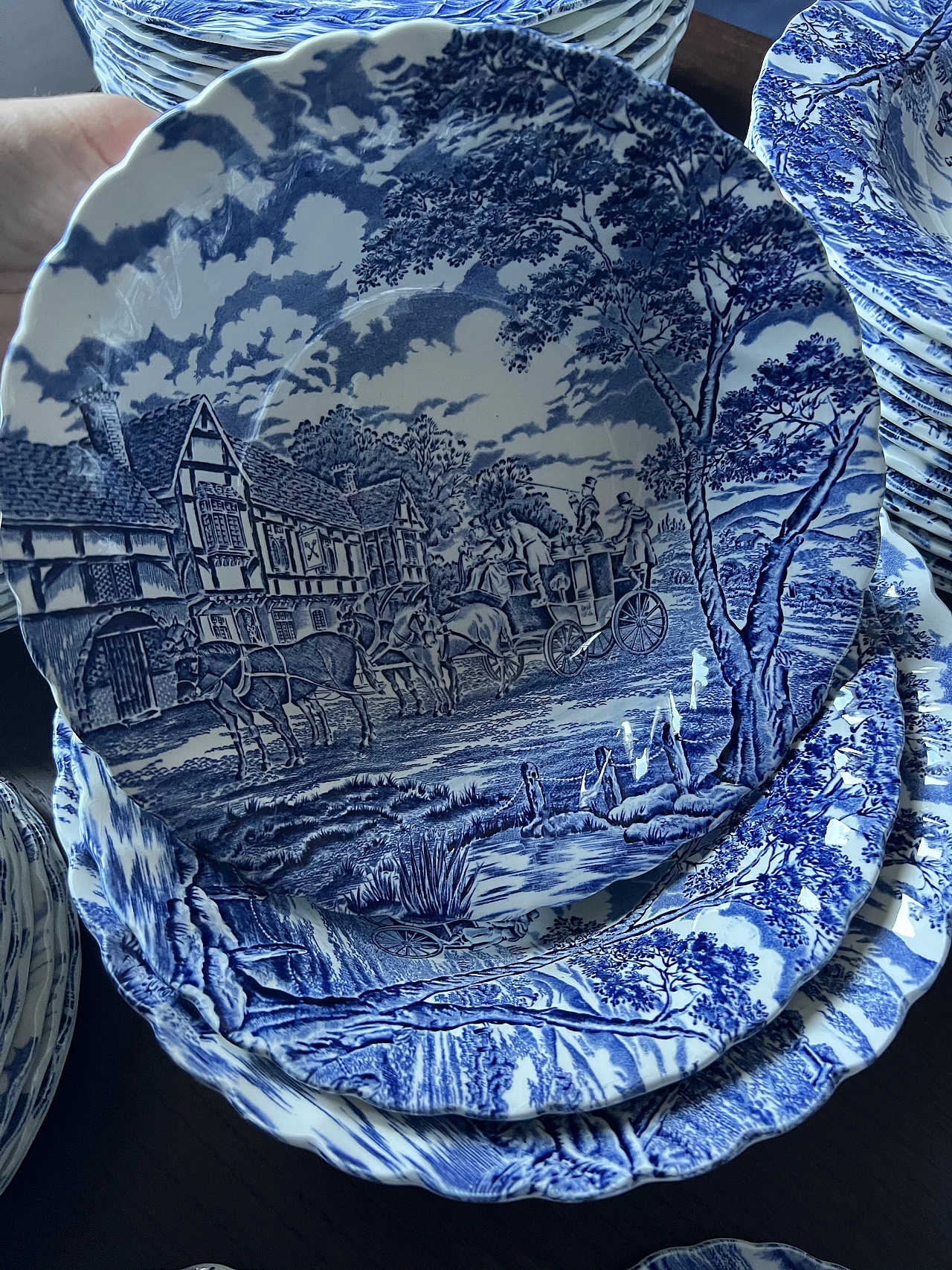 Servizio da tavola in porcellana di Myott Royal Mail, anni '70 21