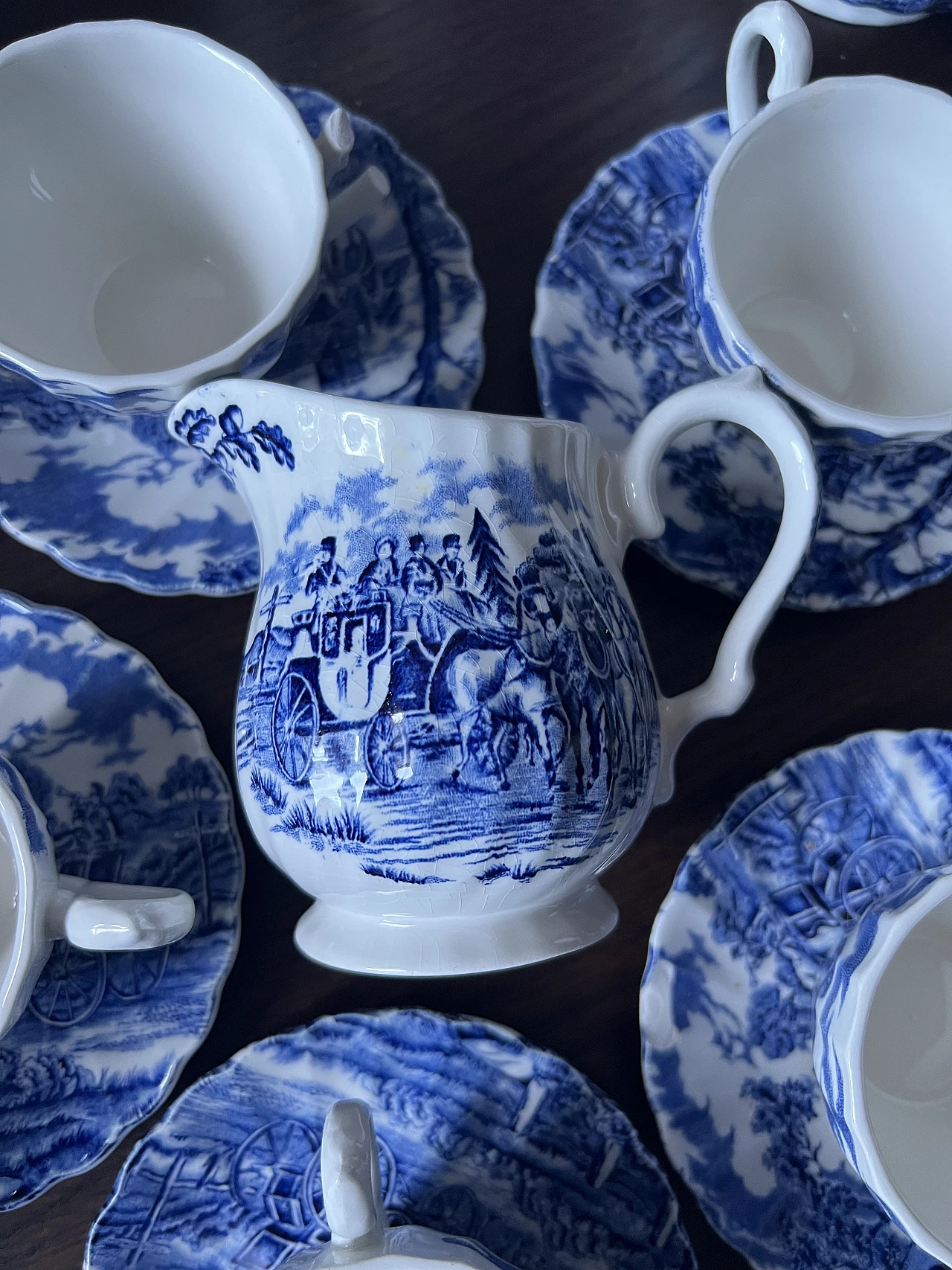 Servizio da tavola in porcellana di Myott Royal Mail, anni '70 28