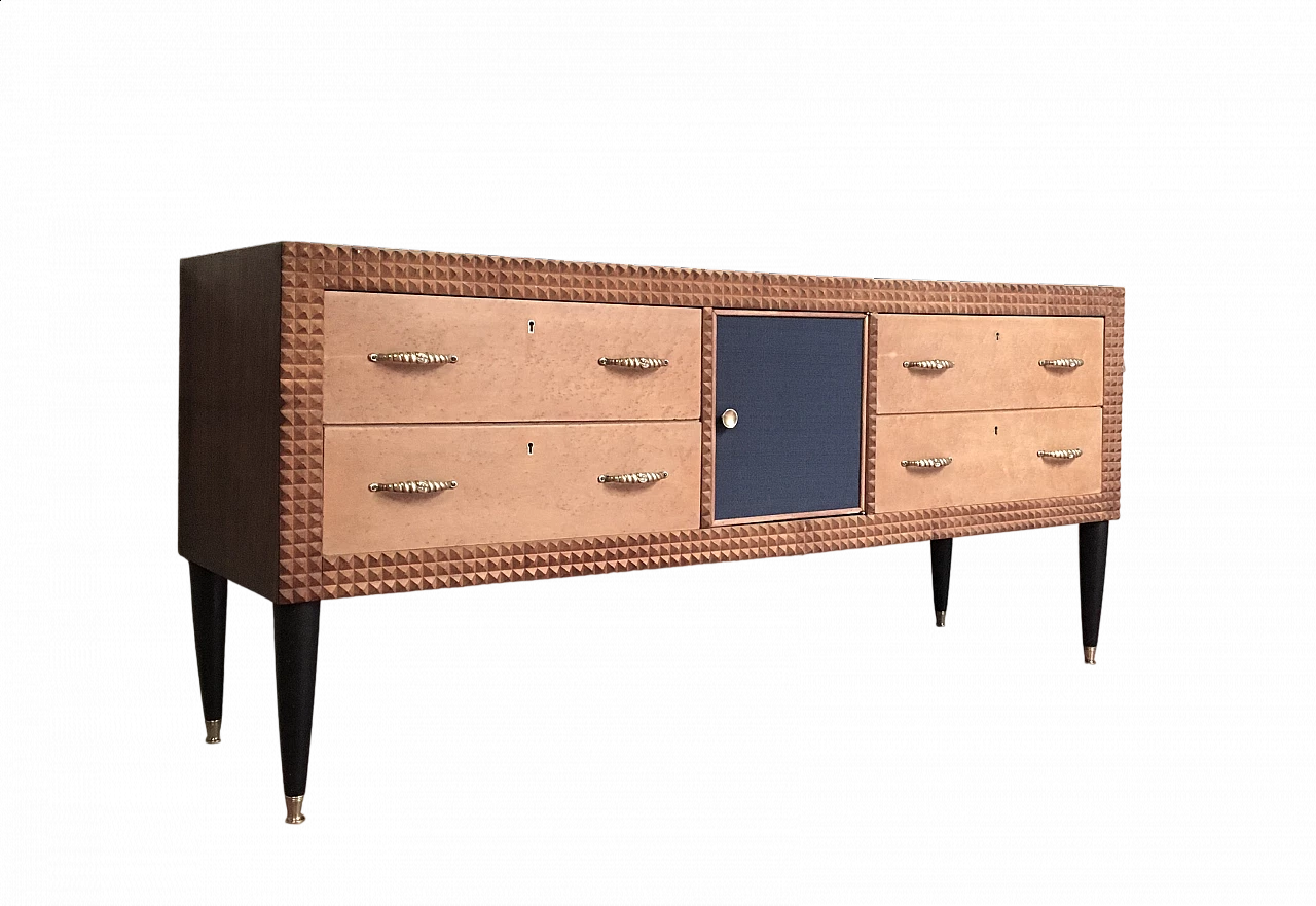 Cassettiera con vano bar di Consorzio Esposizione Mobili Cantù, anni '50 9