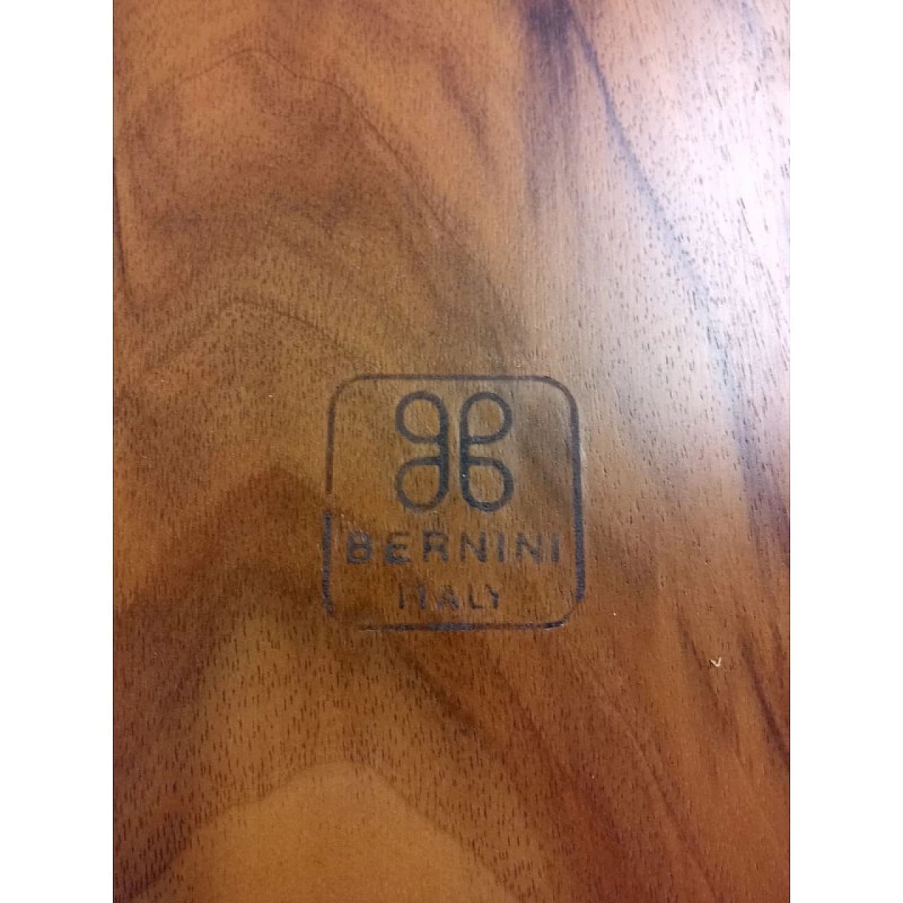 Tavolo da pranzo in legno di Carlo Scarpa per Bernini, anni '70 5