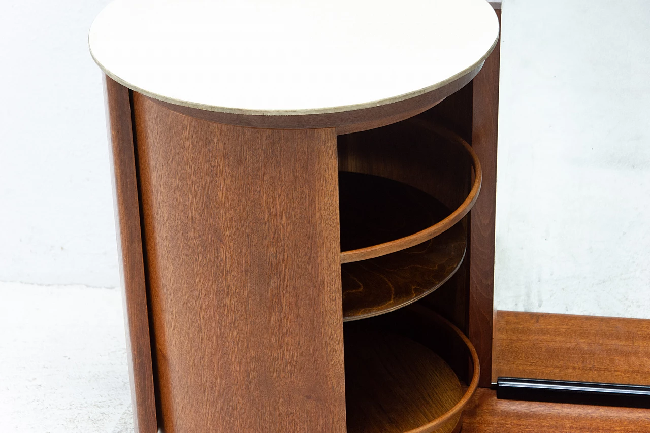 Art Deco vanity table by Jindřich Halabala for UP Závody, 1950s 10