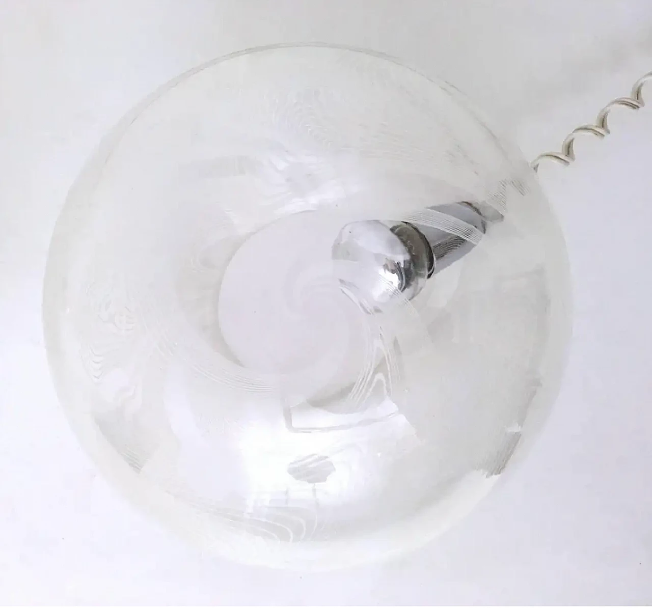 Coppia di lampade da tavolo sferiche in vetro soffiato di Lino Tagliapietra per La Murrina, anni '70 4