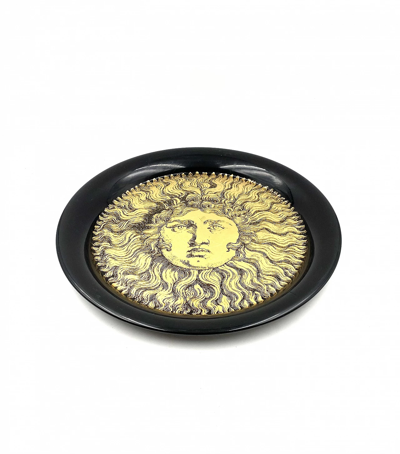 Metal Re Sole tray by Piero Fornasetti, 1950s 11