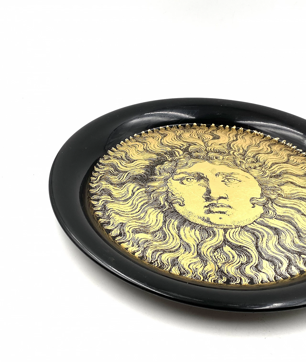 Metal Re Sole tray by Piero Fornasetti, 1950s 18