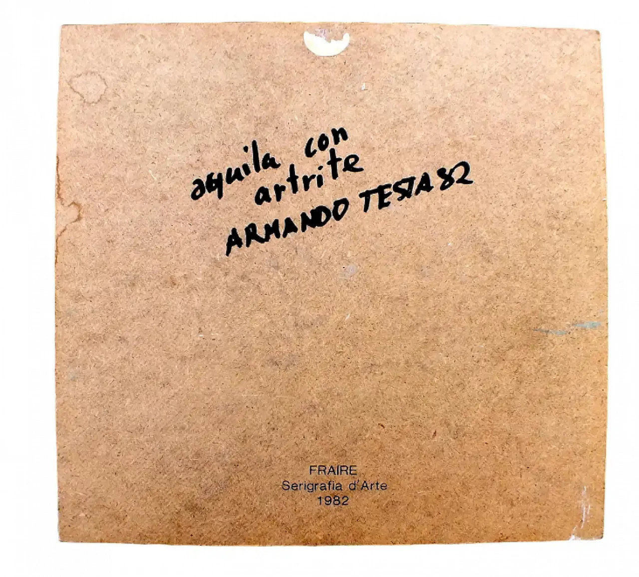 Aquila con artrite, serigrafia di Armando Testa, anni '80 4