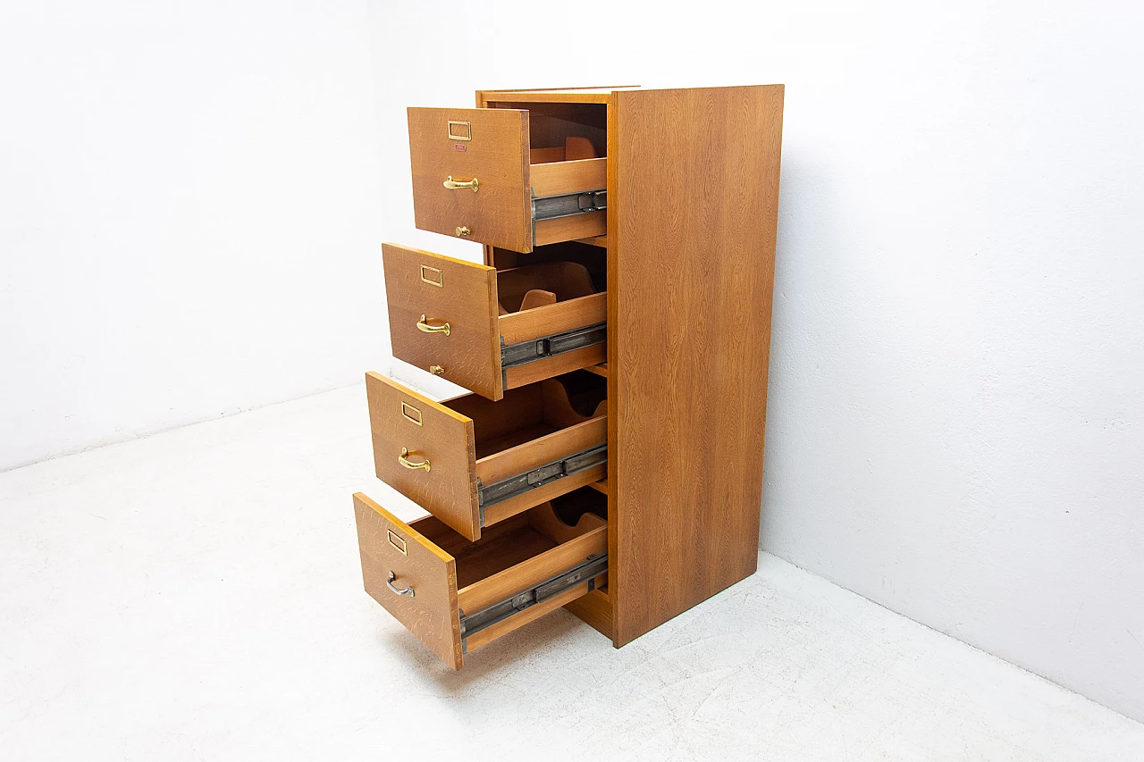 Classificatore industriale in quercia, compensato e metallo, anni '30 8