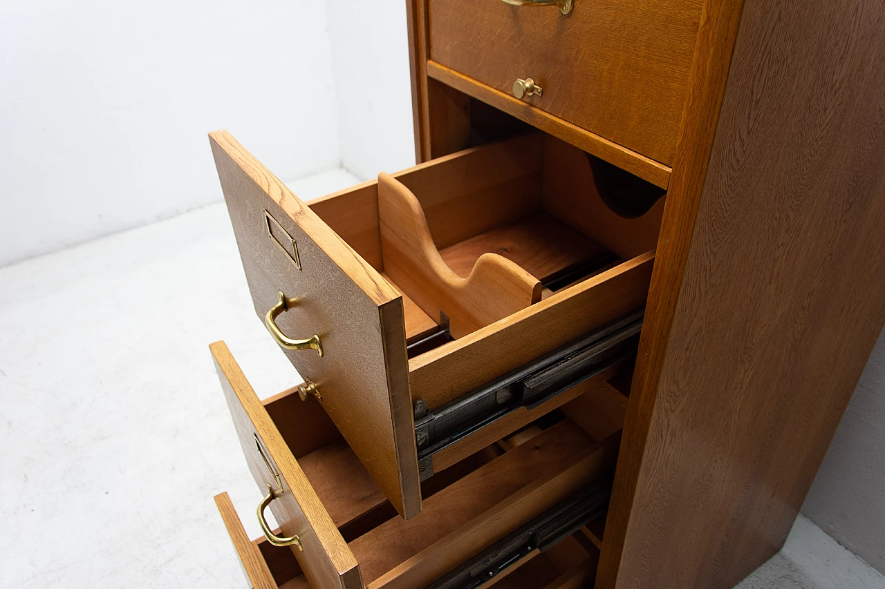 Classificatore industriale in quercia, compensato e metallo, anni '30 9