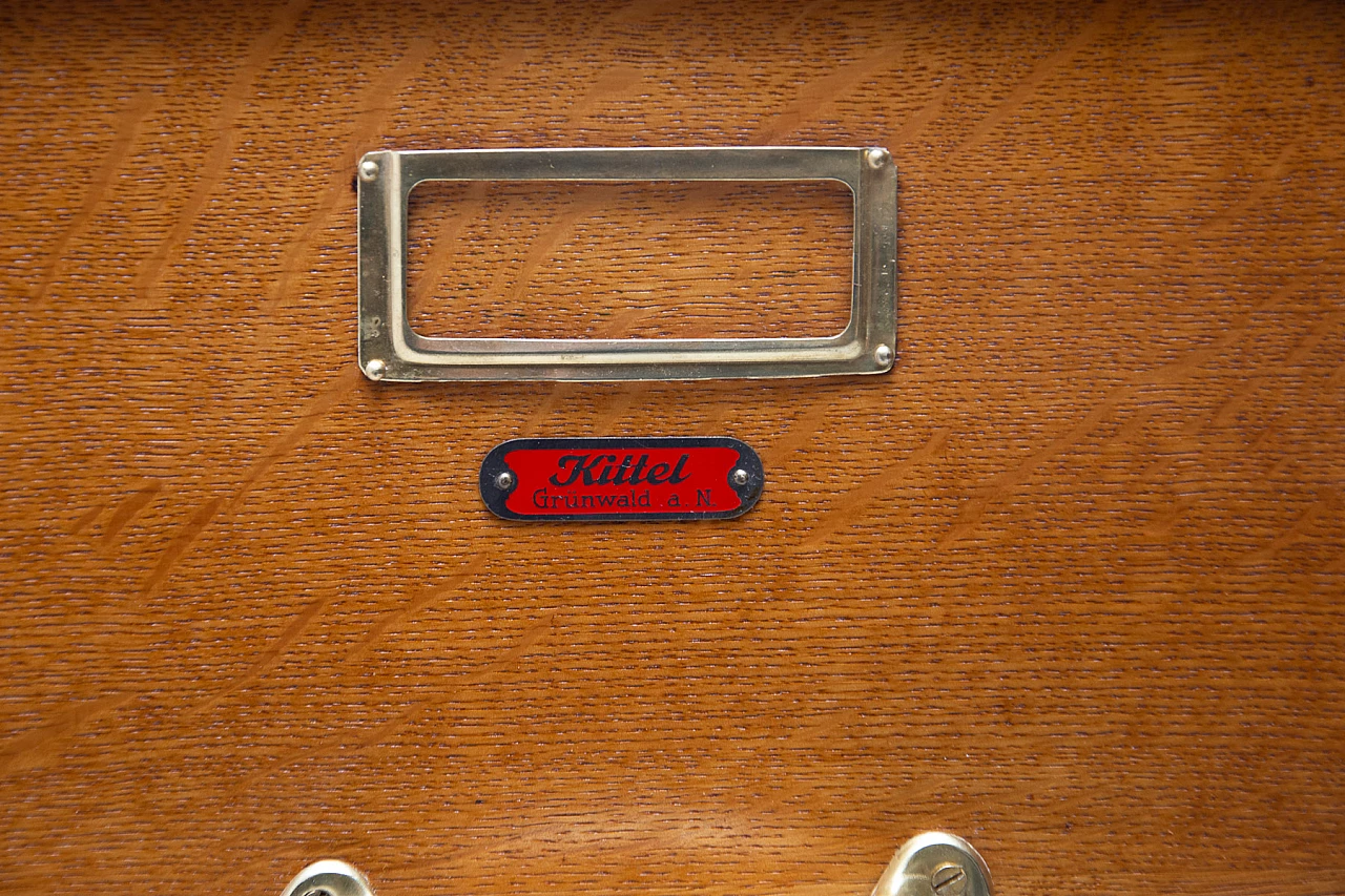 Classificatore industriale in quercia, compensato e metallo, anni '30 13