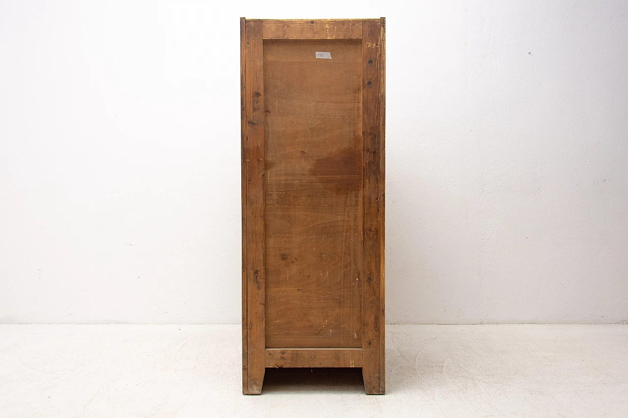 Industrial filing cabinet in oak, plywood and metal, 1930s 16