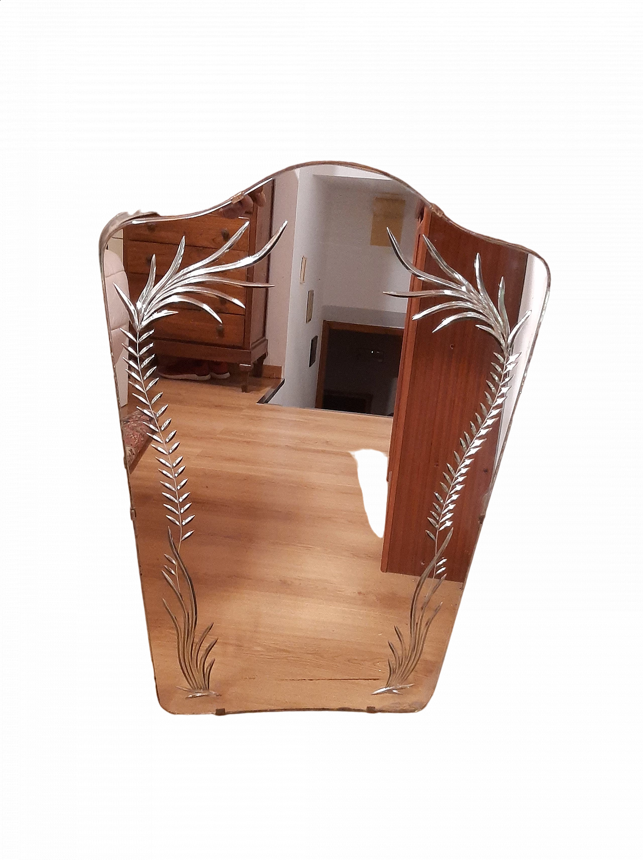 Specchio in stile Gio Ponti per Fontana Arte, anni '40 14