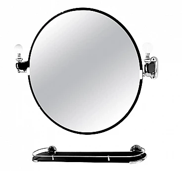 Wall mirror by Osvaldo Borsani for Metalvetro Galvorame, 1940s