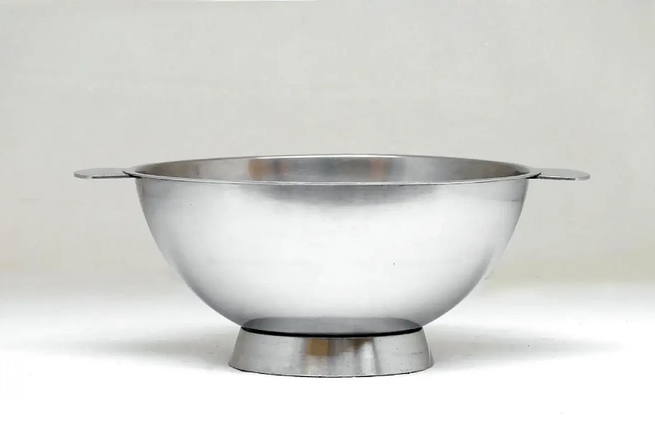 Stainless steel bowl by Gio Ponti for Arthur Krupp, 1930s 3