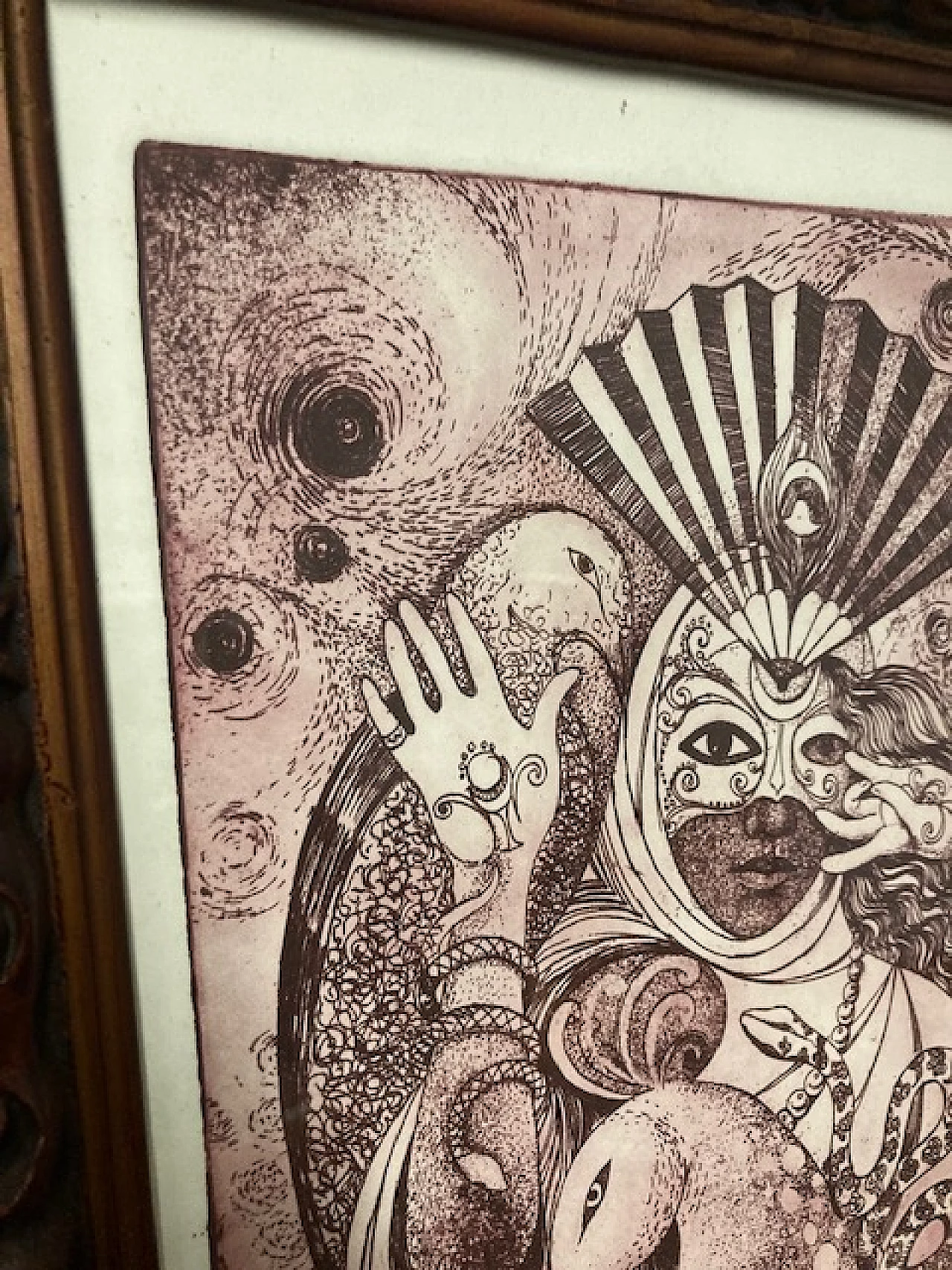 Conchita, Magick Woman, engraving 5