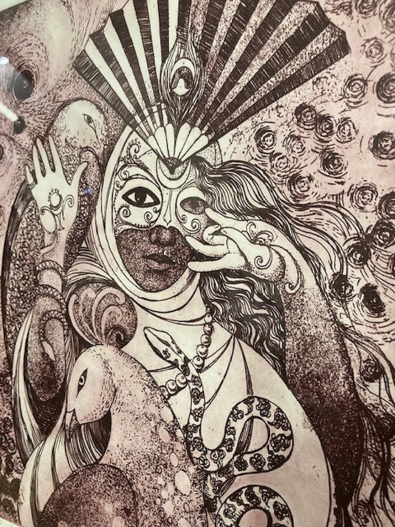 Conchita, Magick Woman, engraving 14
