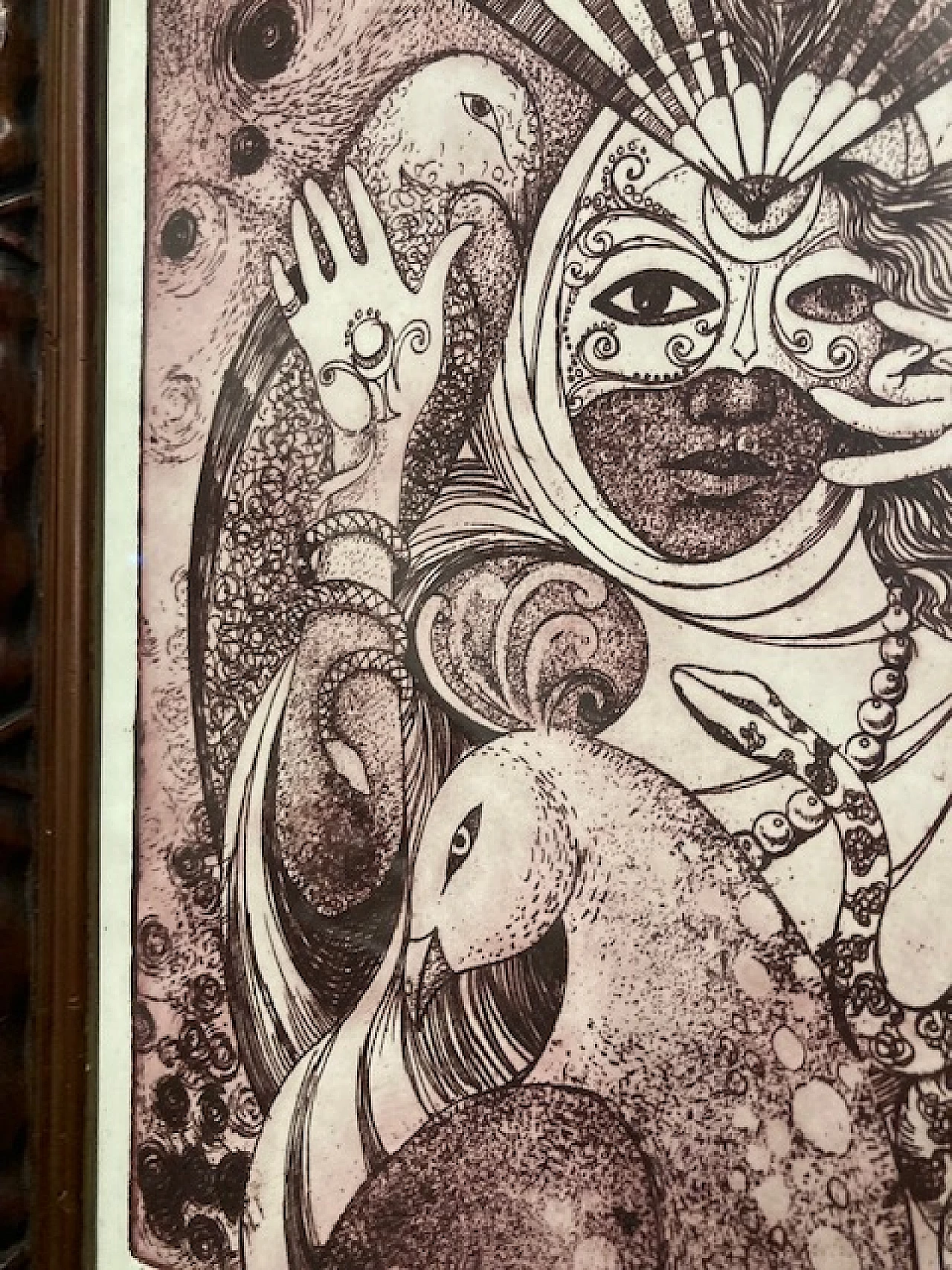 Conchita, Magick Woman, engraving 15