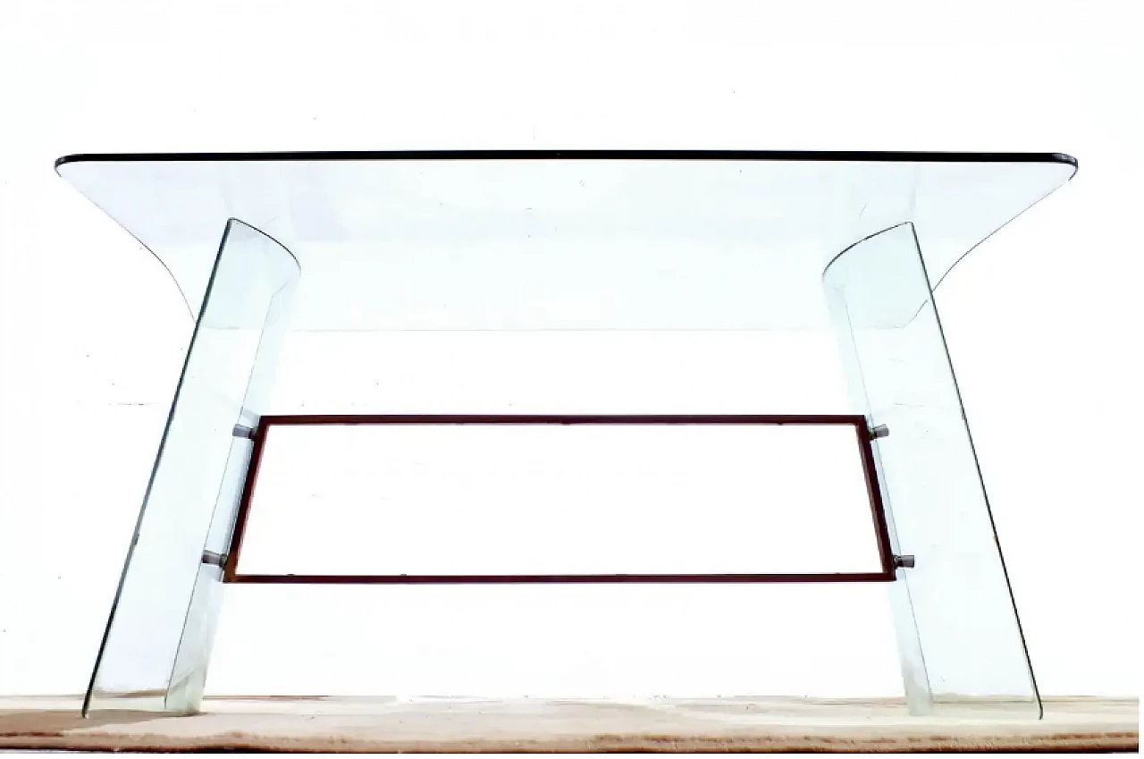 Glass coffee table by Pietro Chiesa for Fontana Arte, 1940s 5