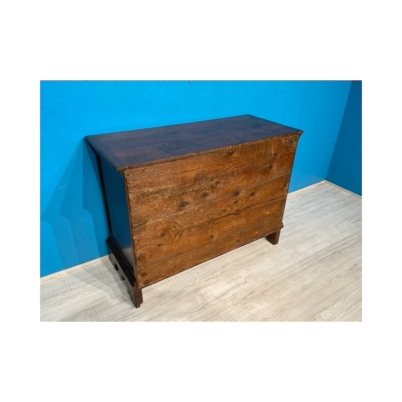 Cassettone lombardo in legno di ciliegio, tardo '700 8