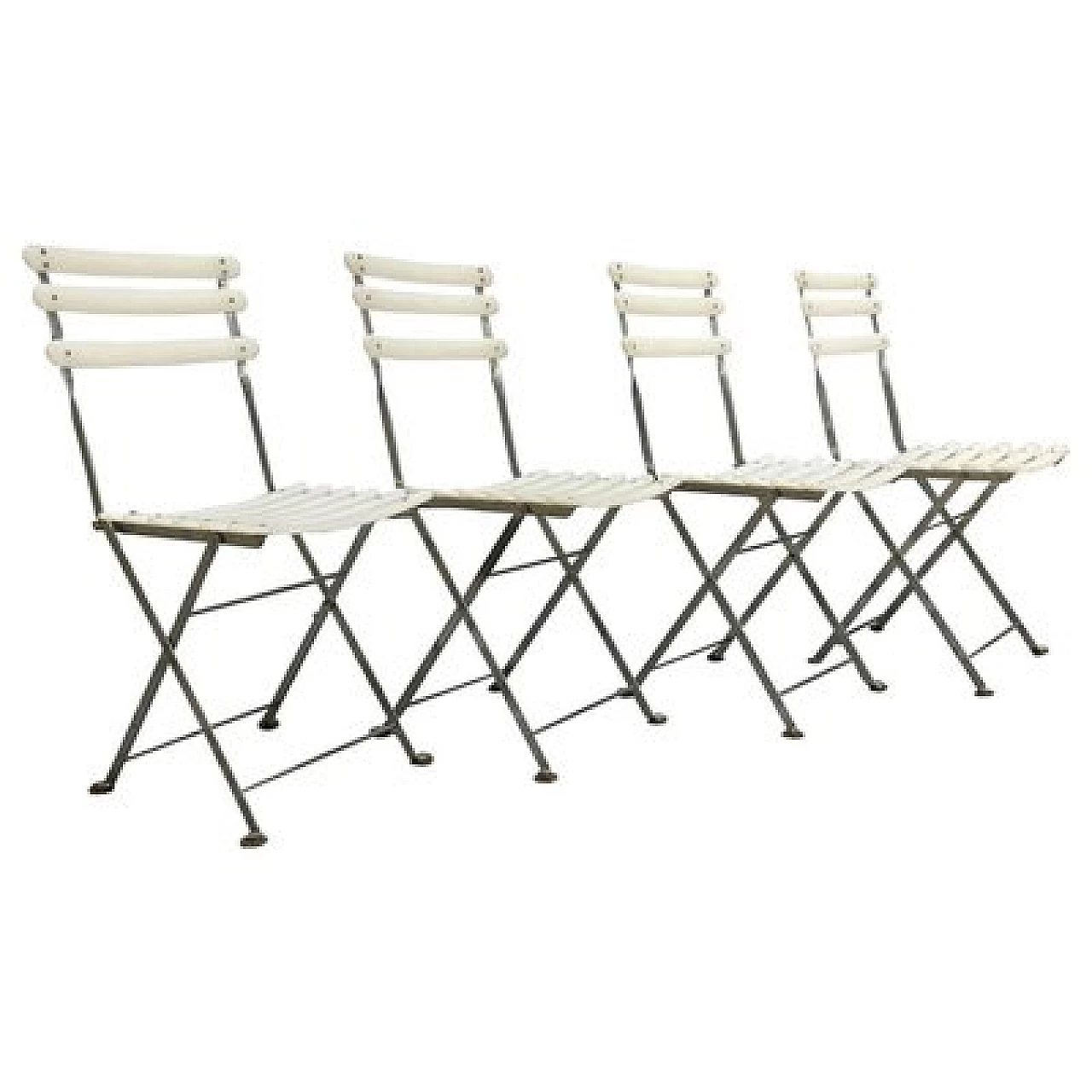 4 Arc En Ciel folding chairs by EMU, 1970s 1