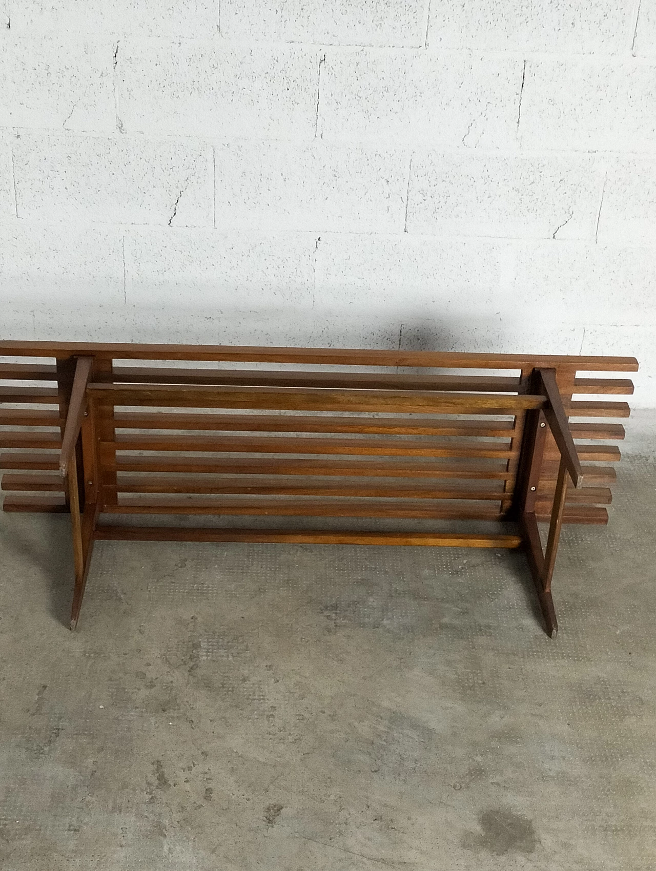 Panca in teak in stile scandinavo, anni '60 8