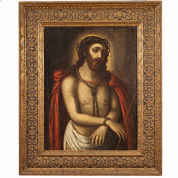 Ecce Homo painting, oil on canvas, 17th century
