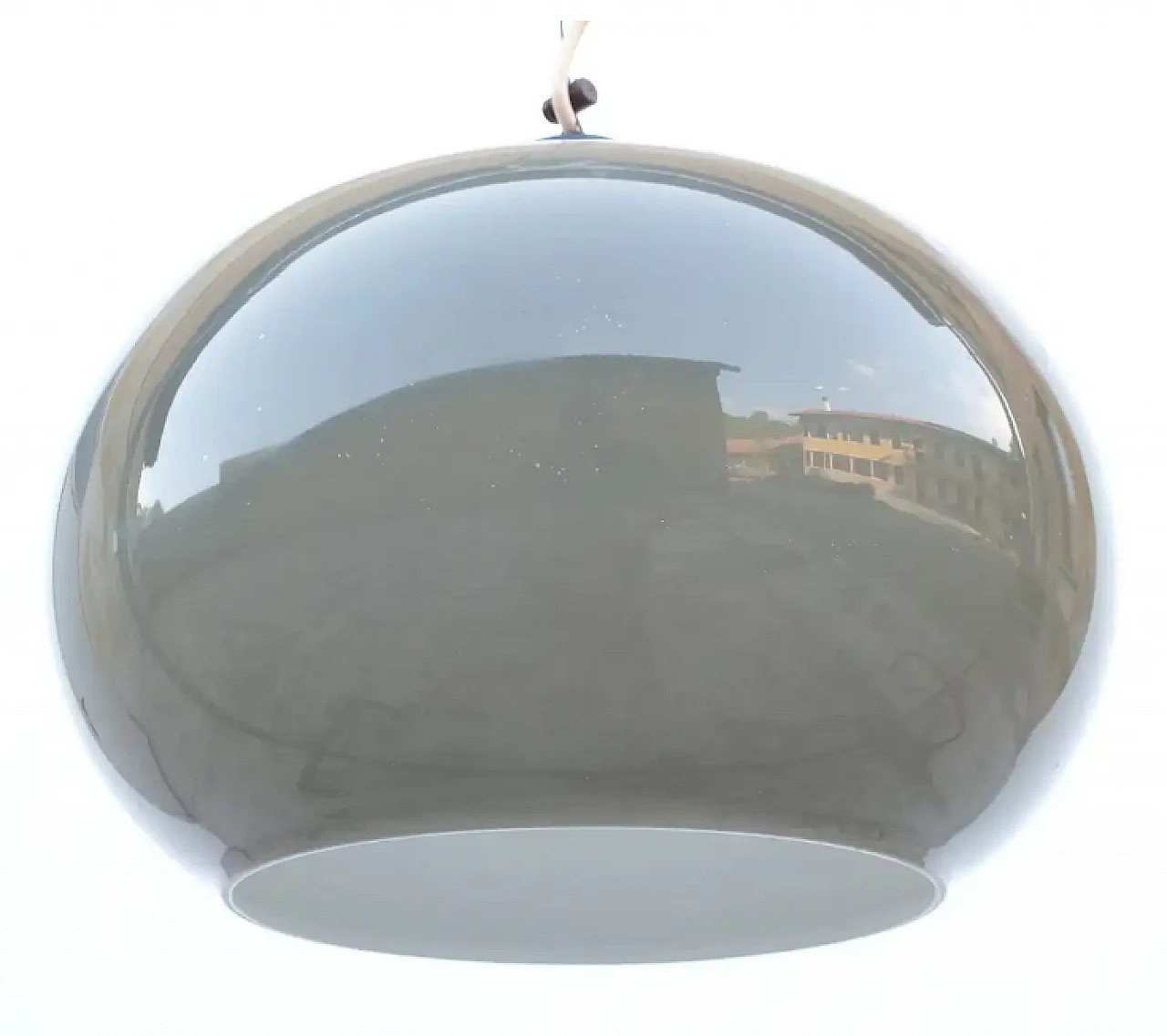 Glass ceiling lamp by Alessandro Pianon for Lumenform, 1960s 6