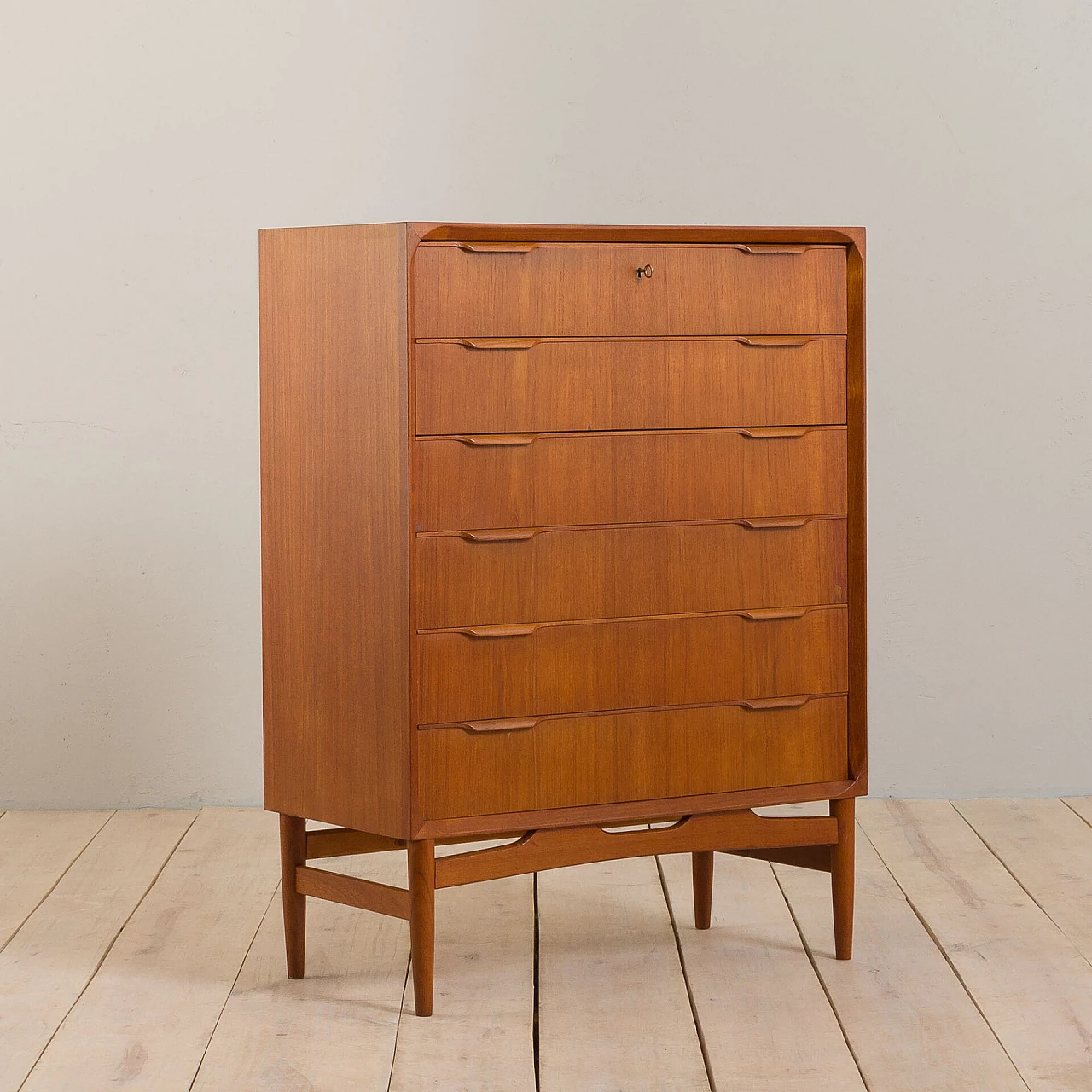 Teak dresser attributed to Johannes Andersen, 1960s 1