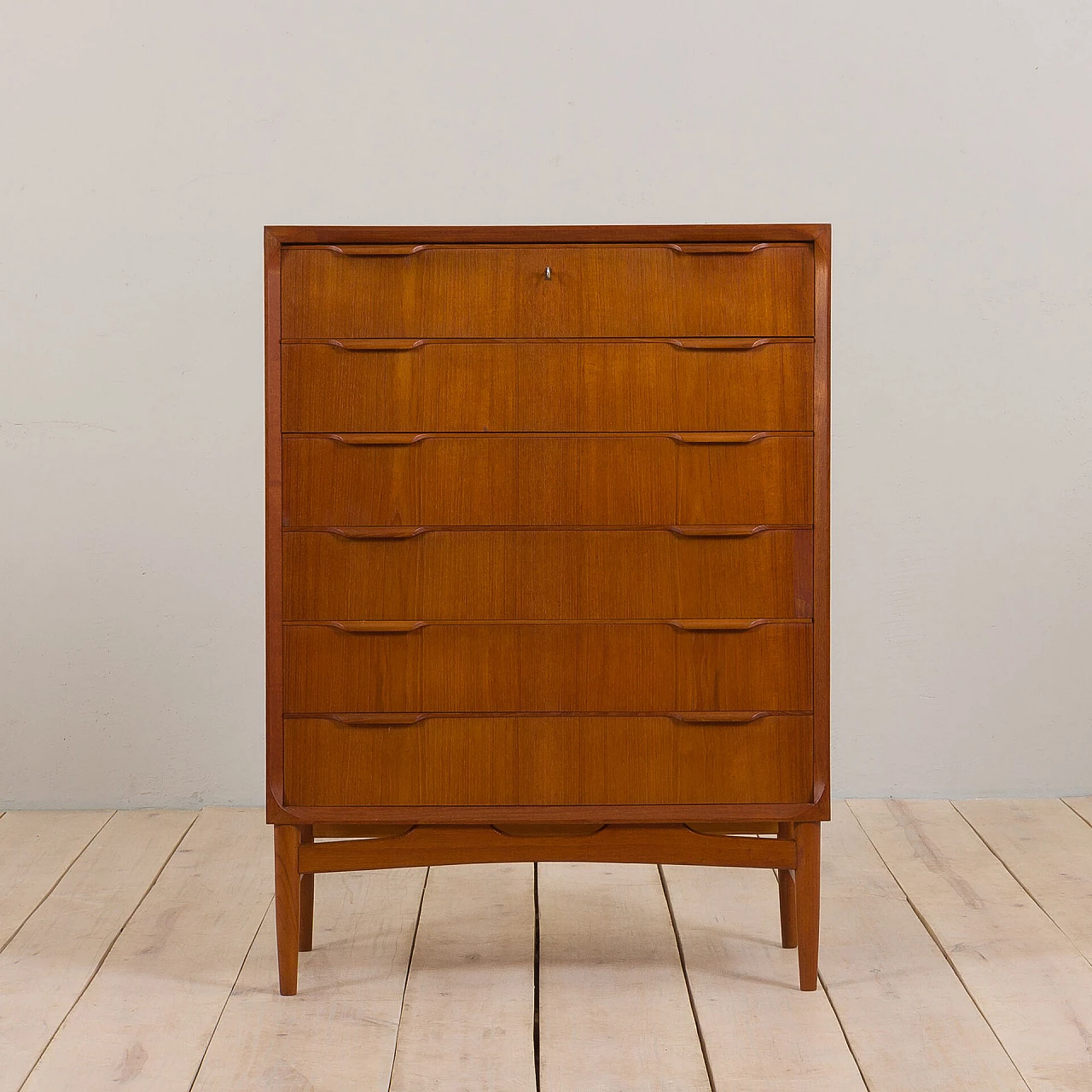 Cassettiera in teak attribuita a Johannes Andersen, anni '60 3