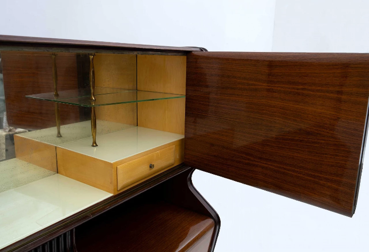 Walnut sideboard by Osvaldo Borsani for Arredamenti Borsani Varedo, 1950s 11