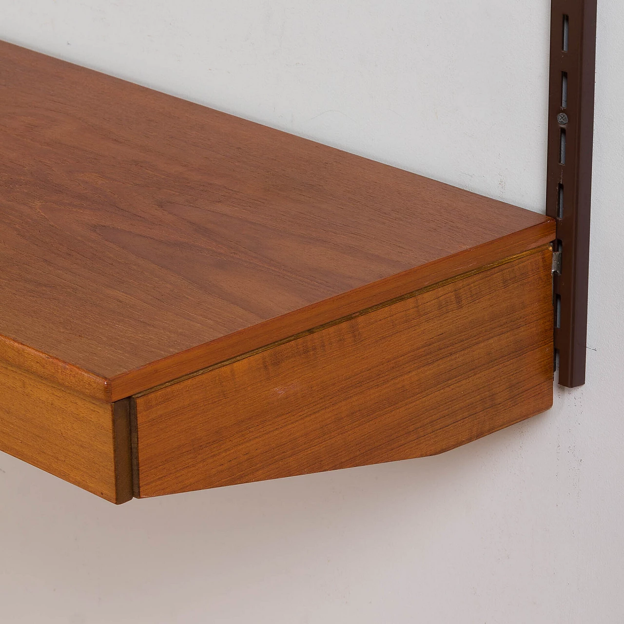 Teak bookcase with desk by Kai Kristiansen for FM Møbler, 1960s 10