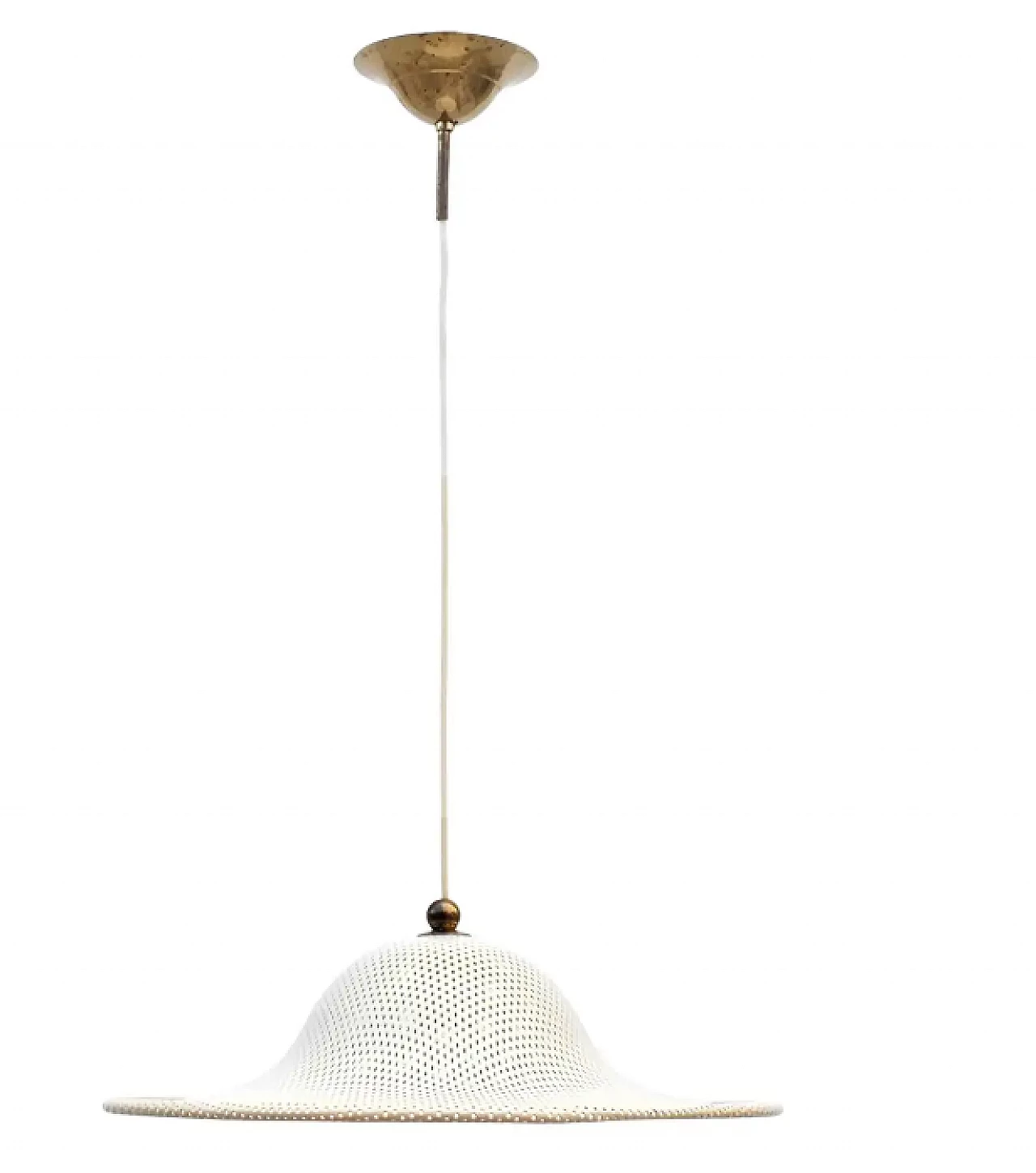 Perforated ceiling lamp by Artimeta, 1950s 1