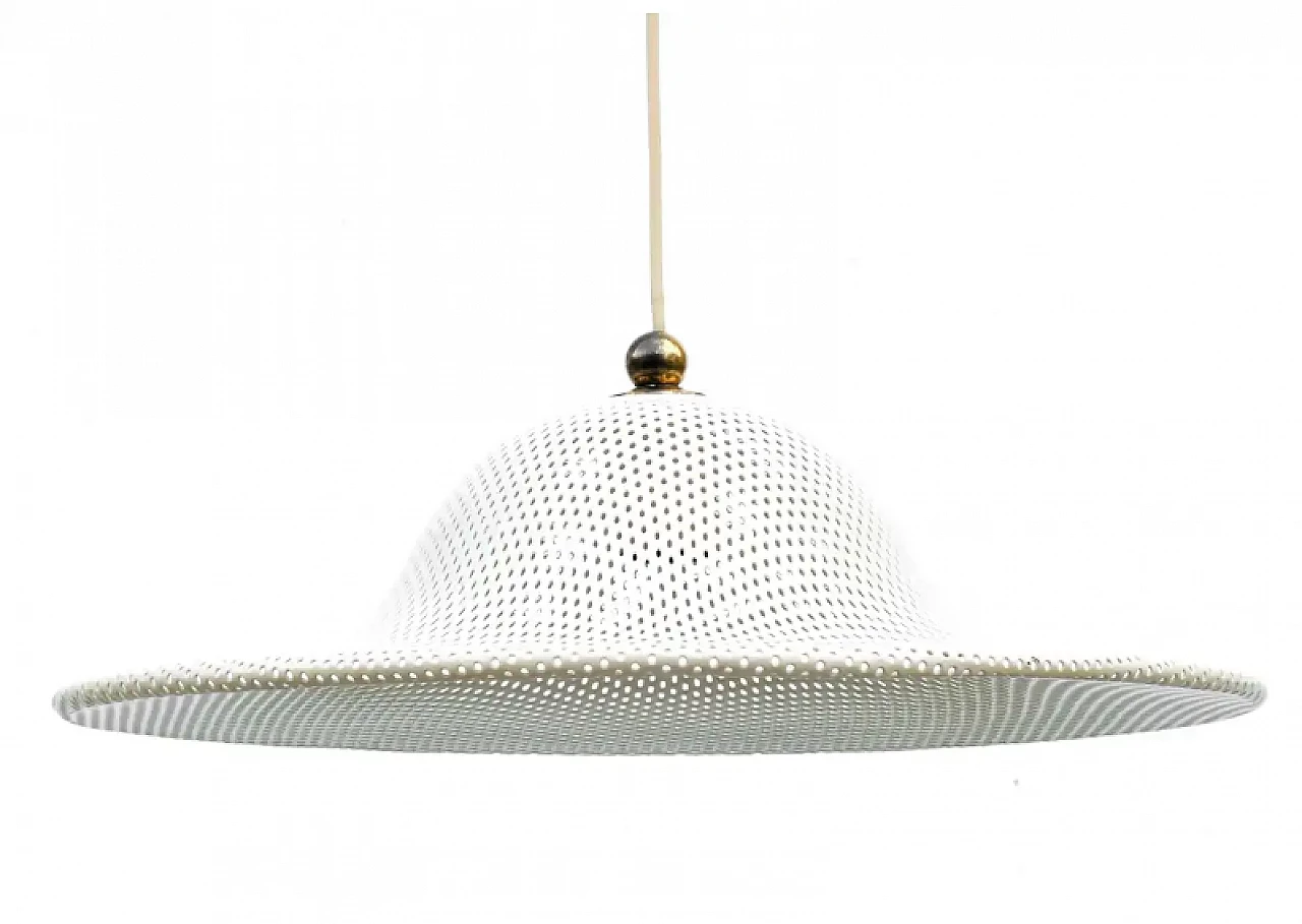 Perforated ceiling lamp by Artimeta, 1950s 2