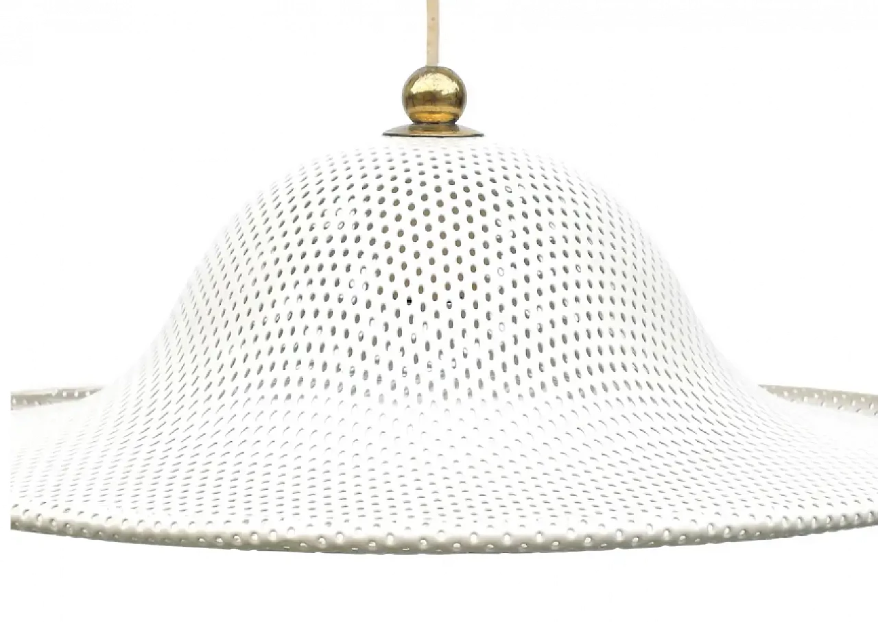 Perforated ceiling lamp by Artimeta, 1950s 3