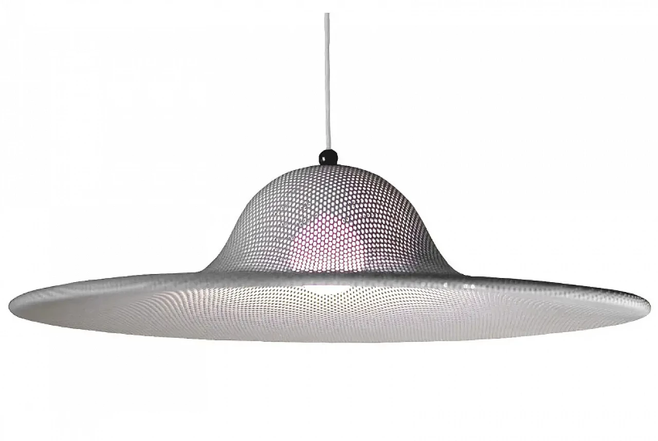 Perforated ceiling lamp by Artimeta, 1950s 4