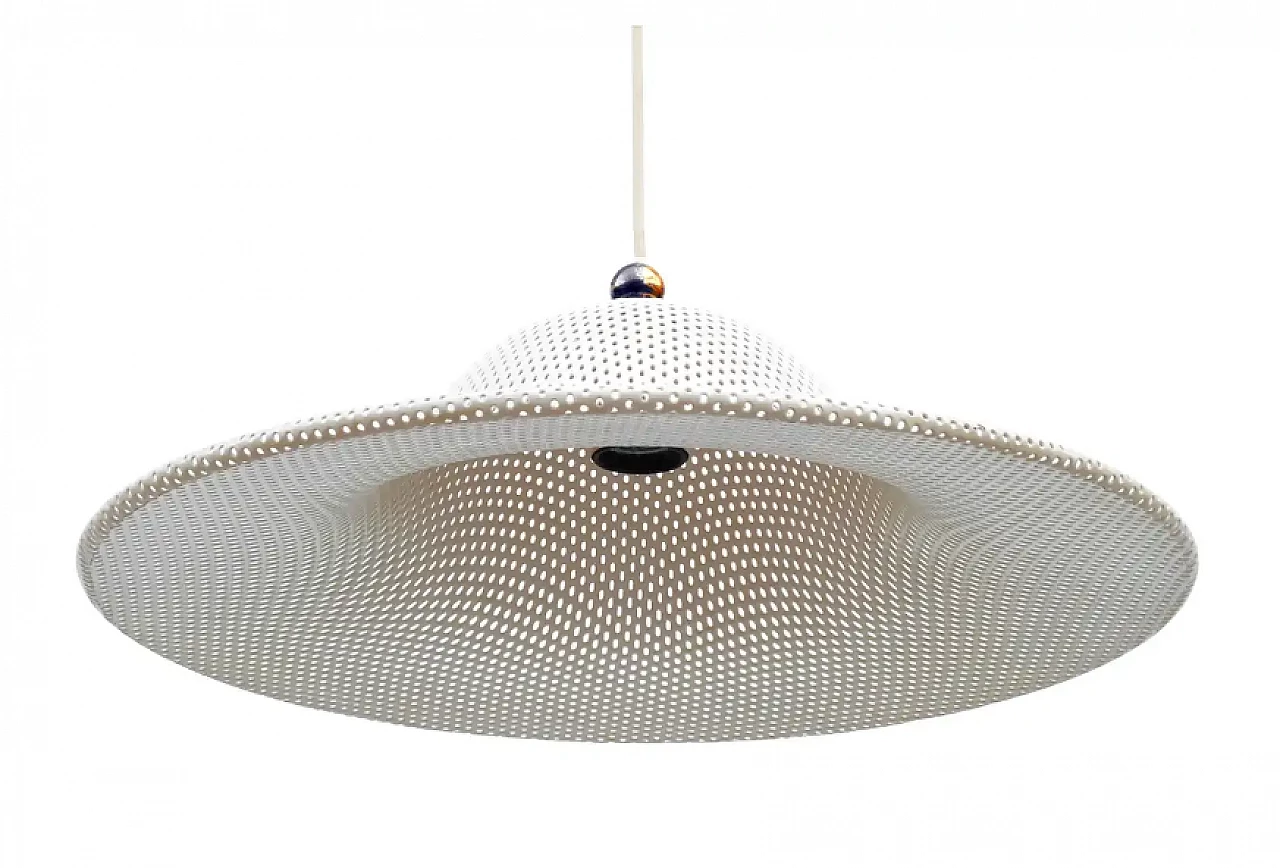 Perforated ceiling lamp by Artimeta, 1950s 5