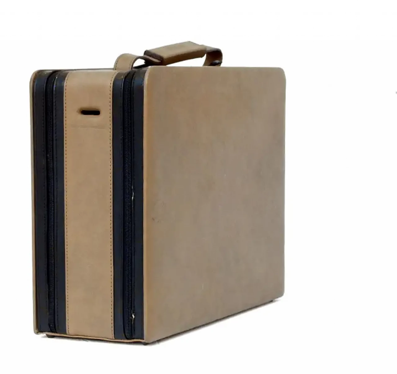 Leather briefcase by Sottsass Ettore for BNL, 1990s 3