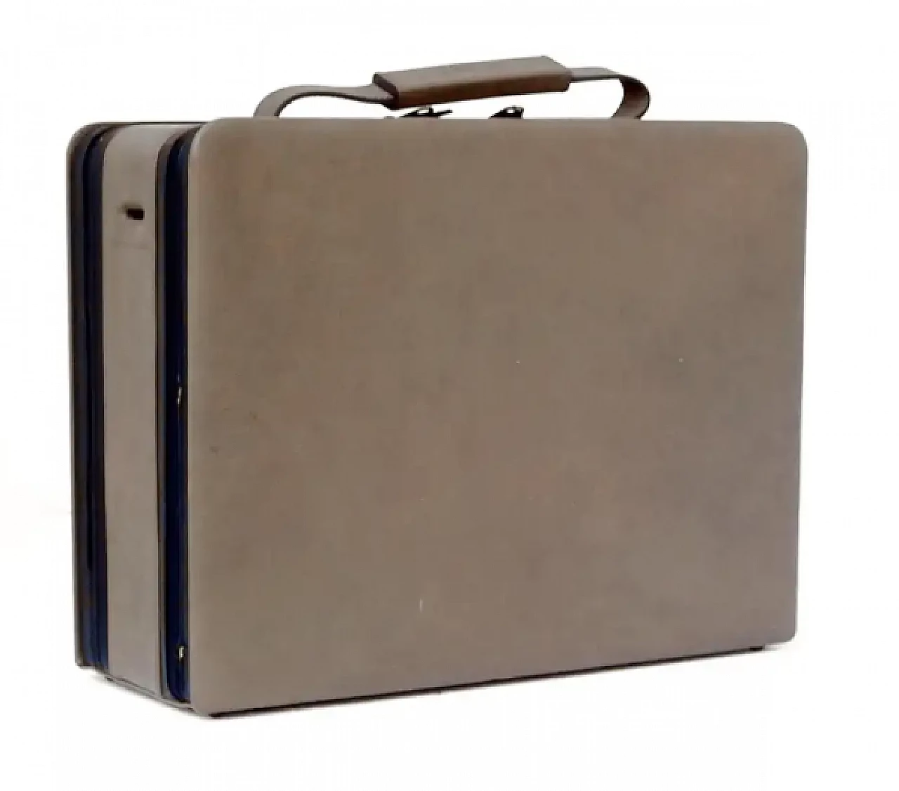 Leather briefcase by Sottsass Ettore for BNL, 1990s 5