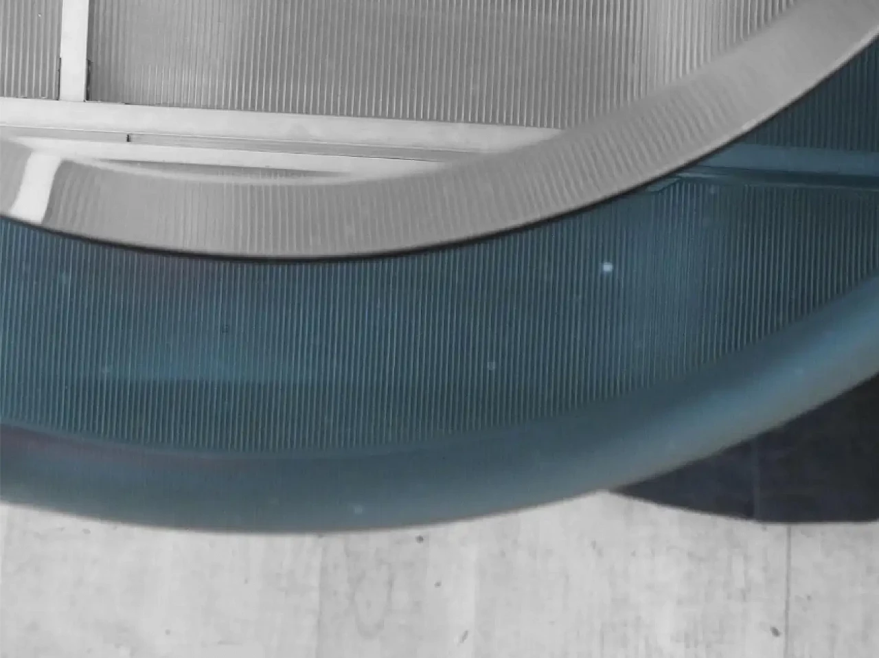 Specchio con cornice blu cobalto di Luigi Fontana, anni '50 6