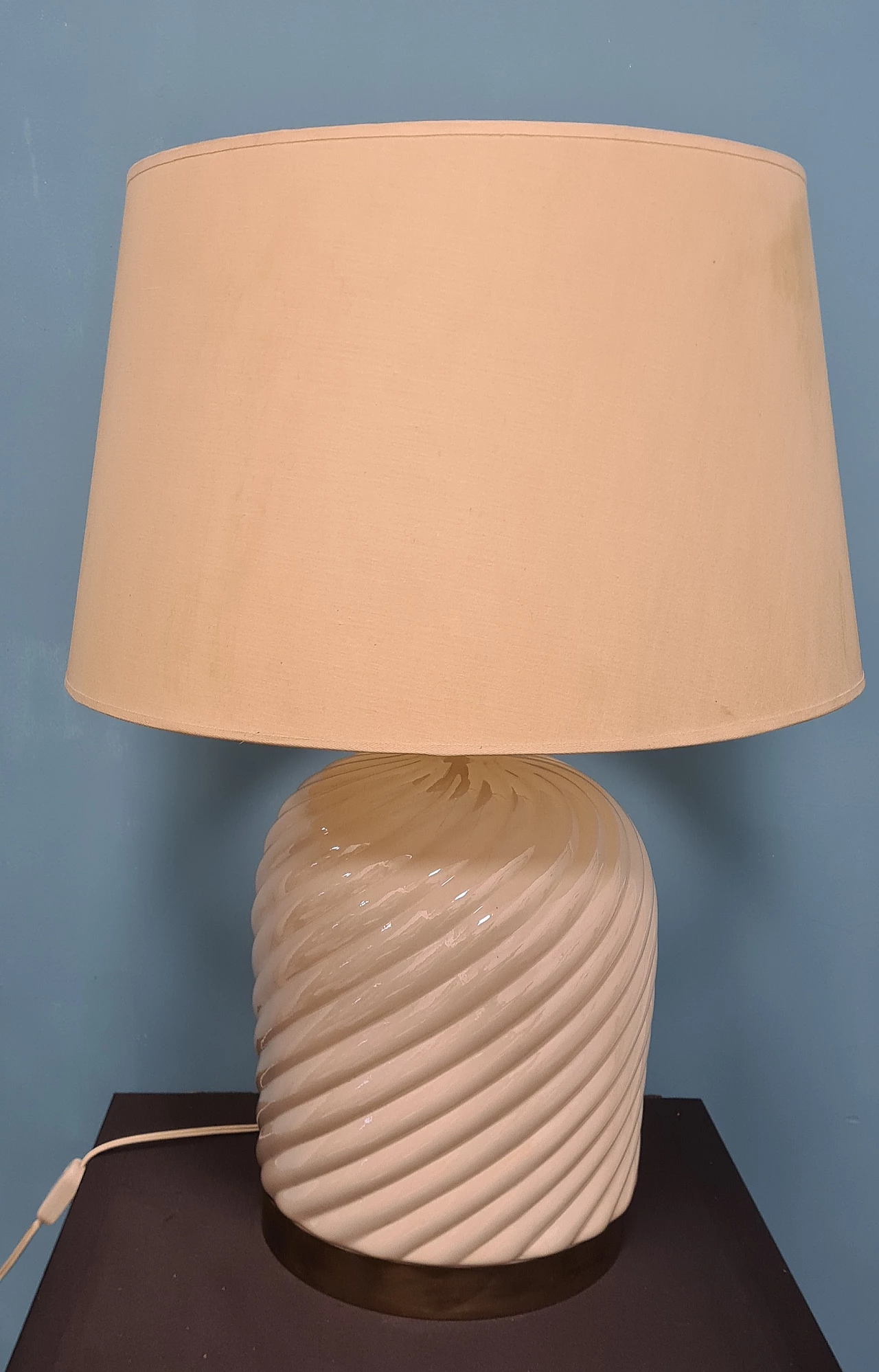 Ceramic table lamp by Tommaso Barbi, 1970s 5